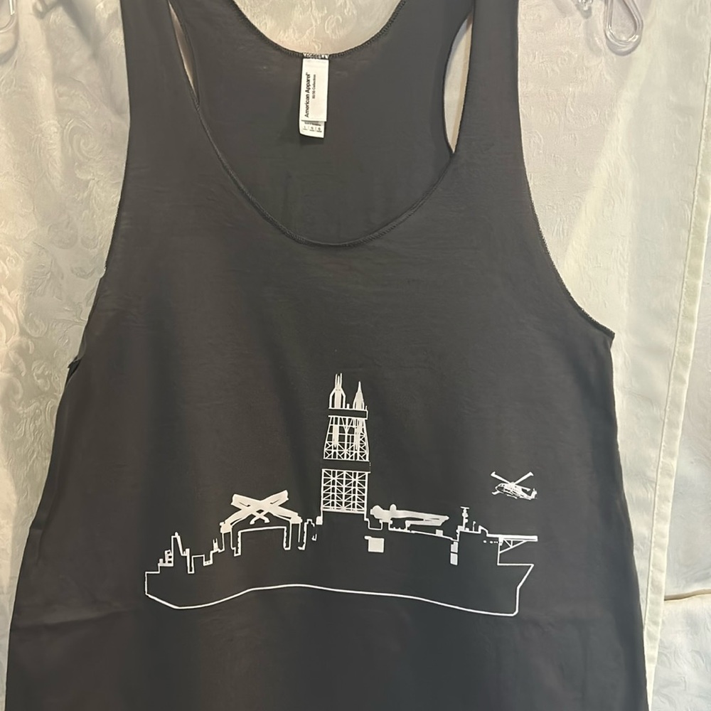 American Apparel racer-back tank lrg